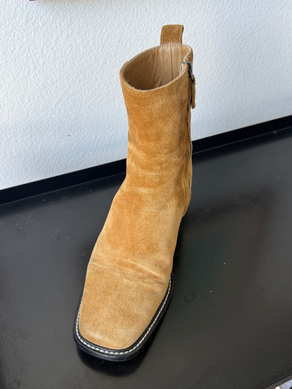 Everlane The City Boot in Toasted Almond Suede - Picture 5 of 16